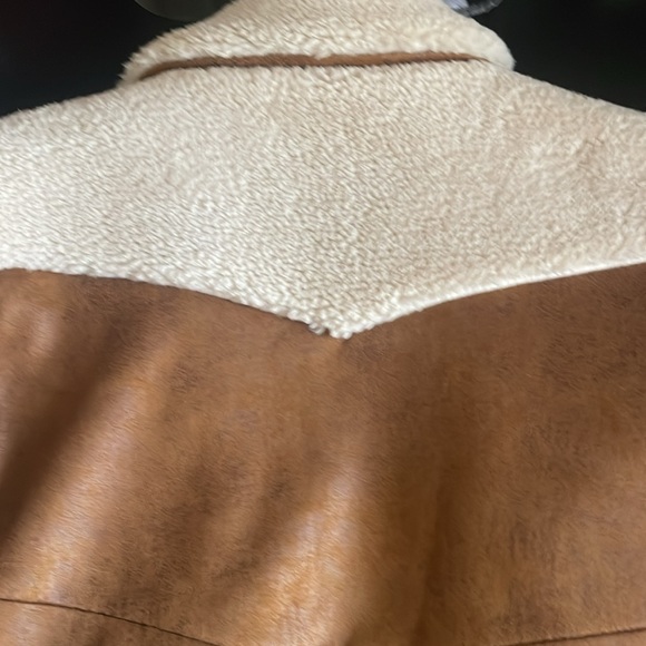 Mother Faux Fur & Vegan Leather The Trapper Keeper Jacket in Fair Weather - Picture 11 of 16